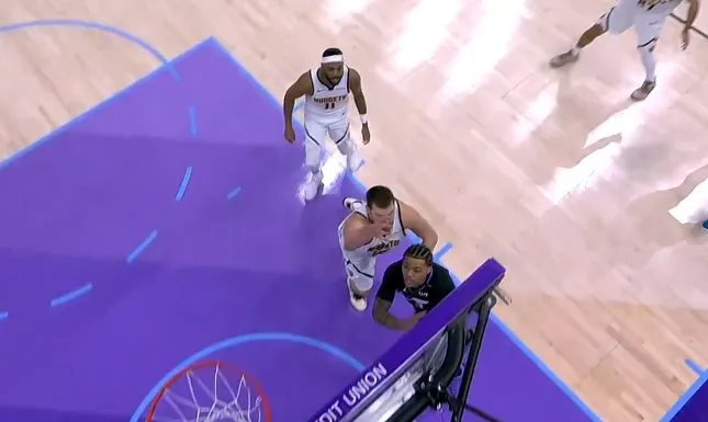 必赢平台-约基奇防乔治上篮领到第六犯，掘金关键挑战成功最终险胜